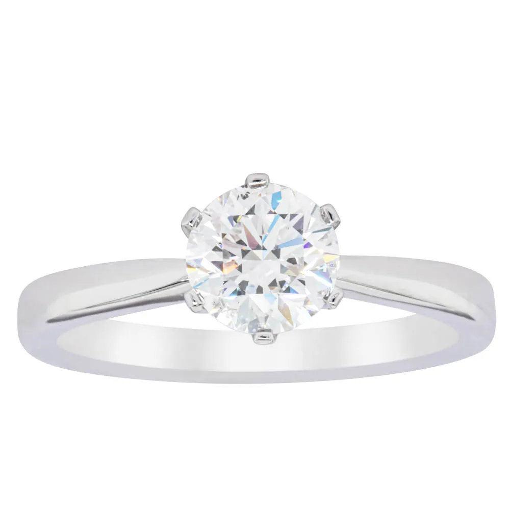 18ct White Gold 1.01ct Diamond Nova Ring