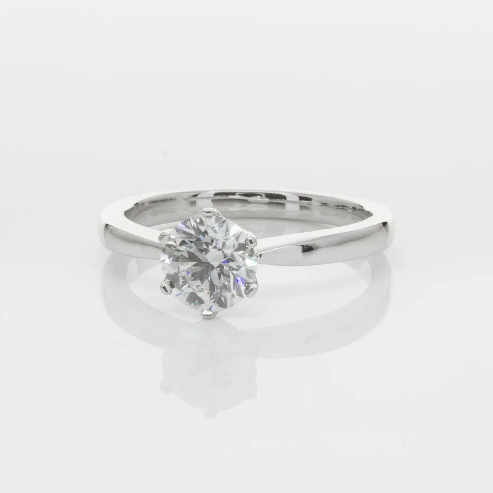 18ct White Gold 1.01ct Diamond Nova Ring