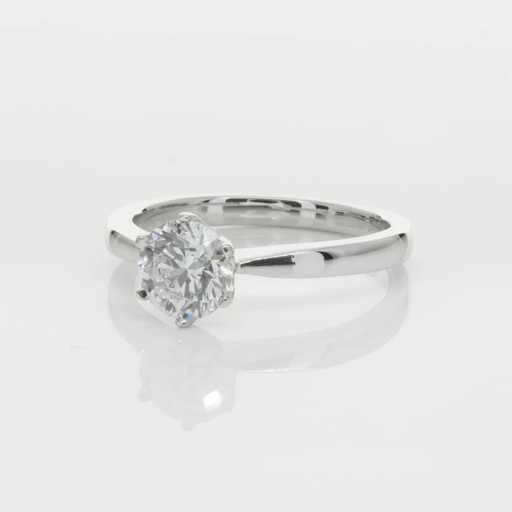 18ct White Gold 1.01ct Diamond Nova Ring