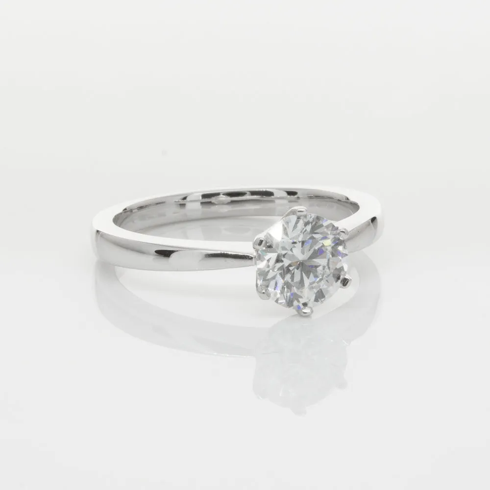 18ct White Gold 1.01ct Diamond Nova Ring