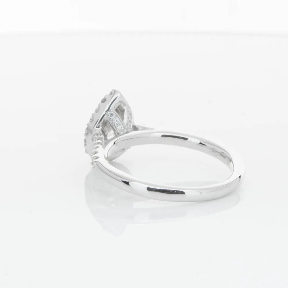 18ct White Gold .70ct Pear Cut Diamond Ring