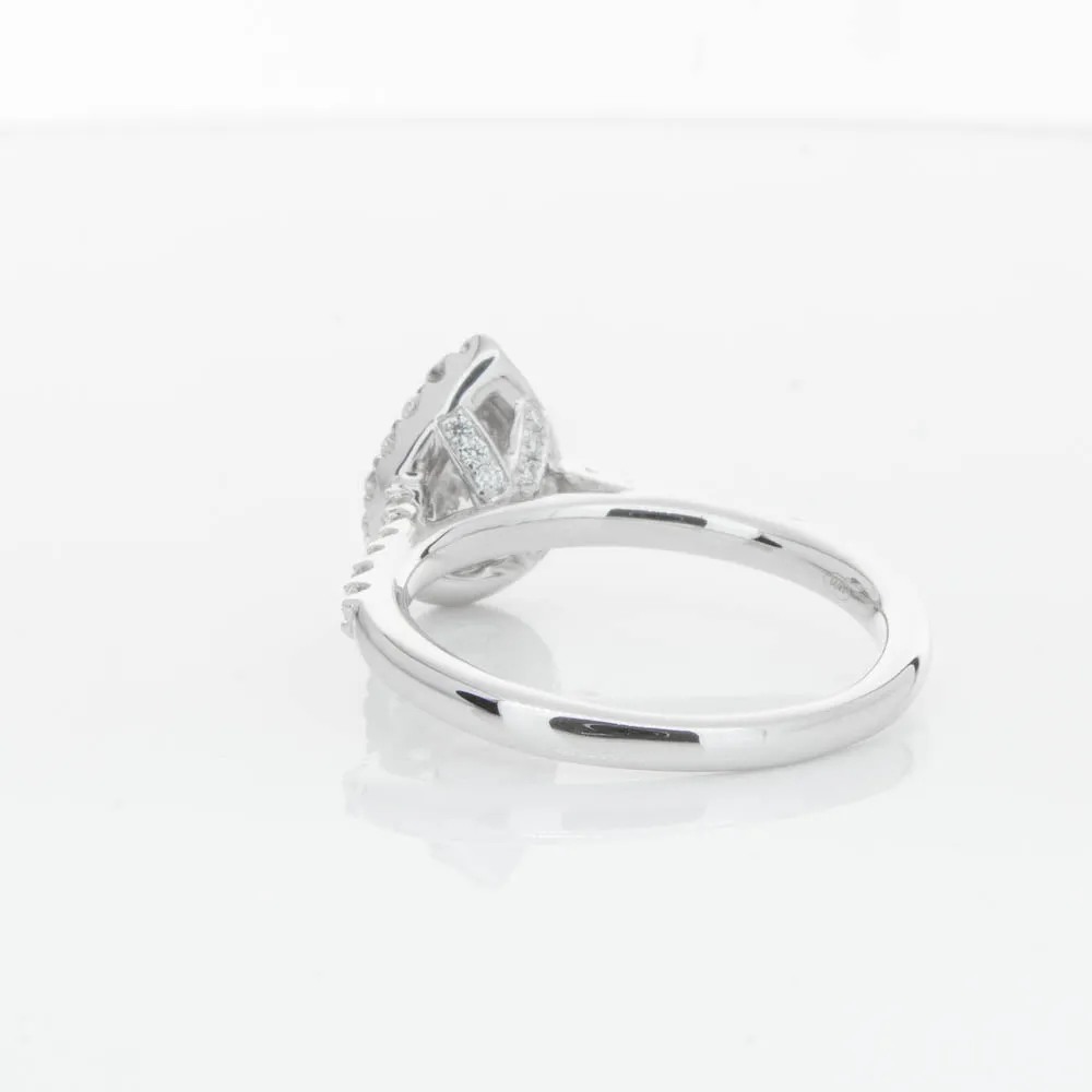 18ct White Gold .70ct Pear Cut Diamond Ring