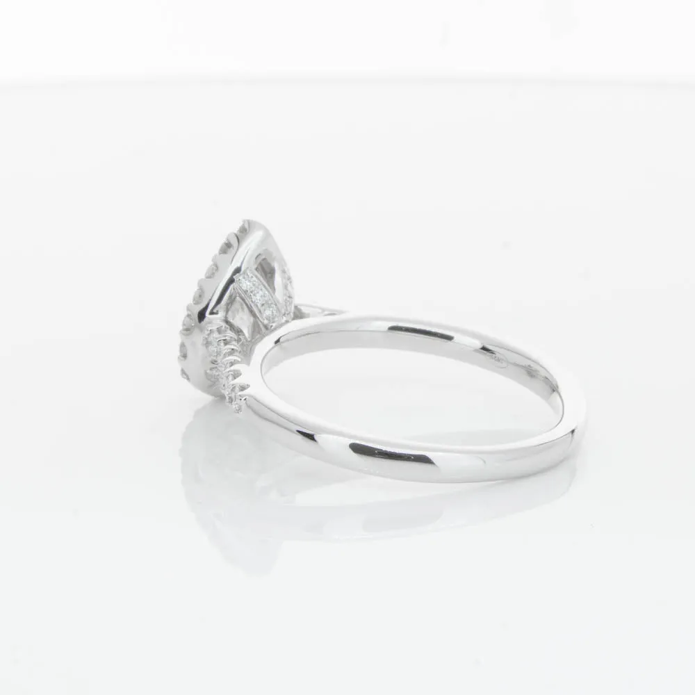 18ct White Gold .70ct Pear Cut Diamond Ring