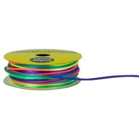 1mm Rainbow Satin Cord 7m