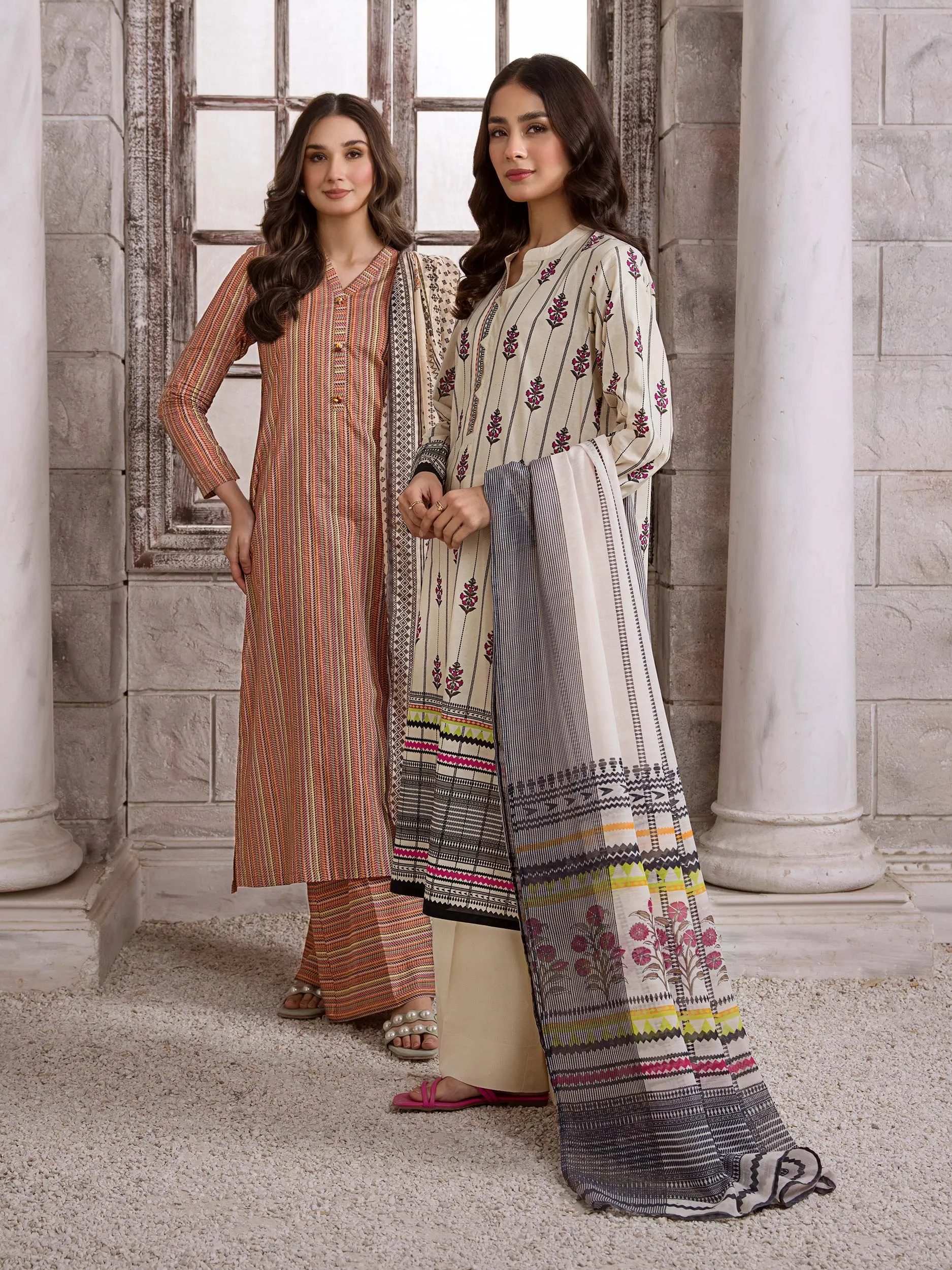 2 Piece Lawn Suit-Printed (Unstitched)