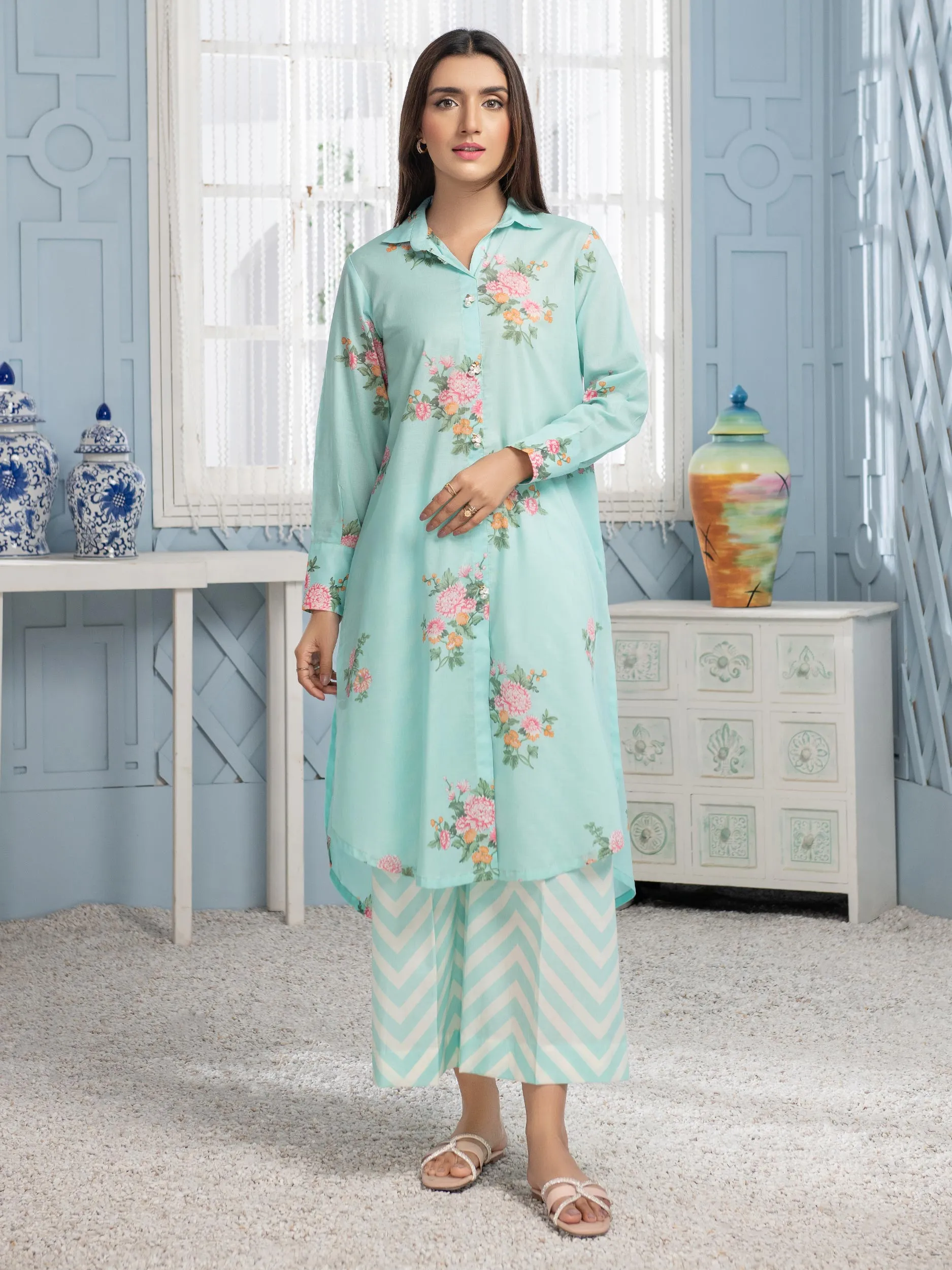 2 Piece Lawn Suit-Printed (Unstitched)