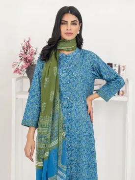 2 Piece Lawn Suit-Printed (Unstitched)