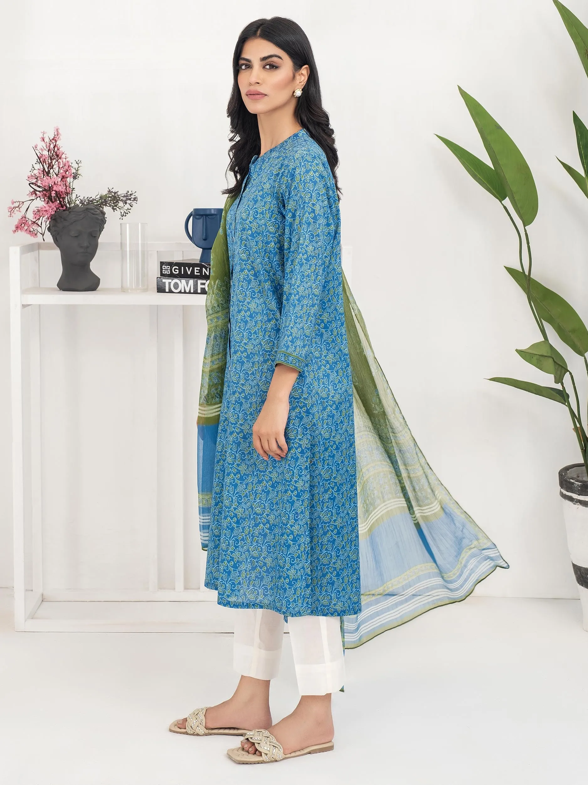 2 Piece Lawn Suit-Printed (Unstitched)