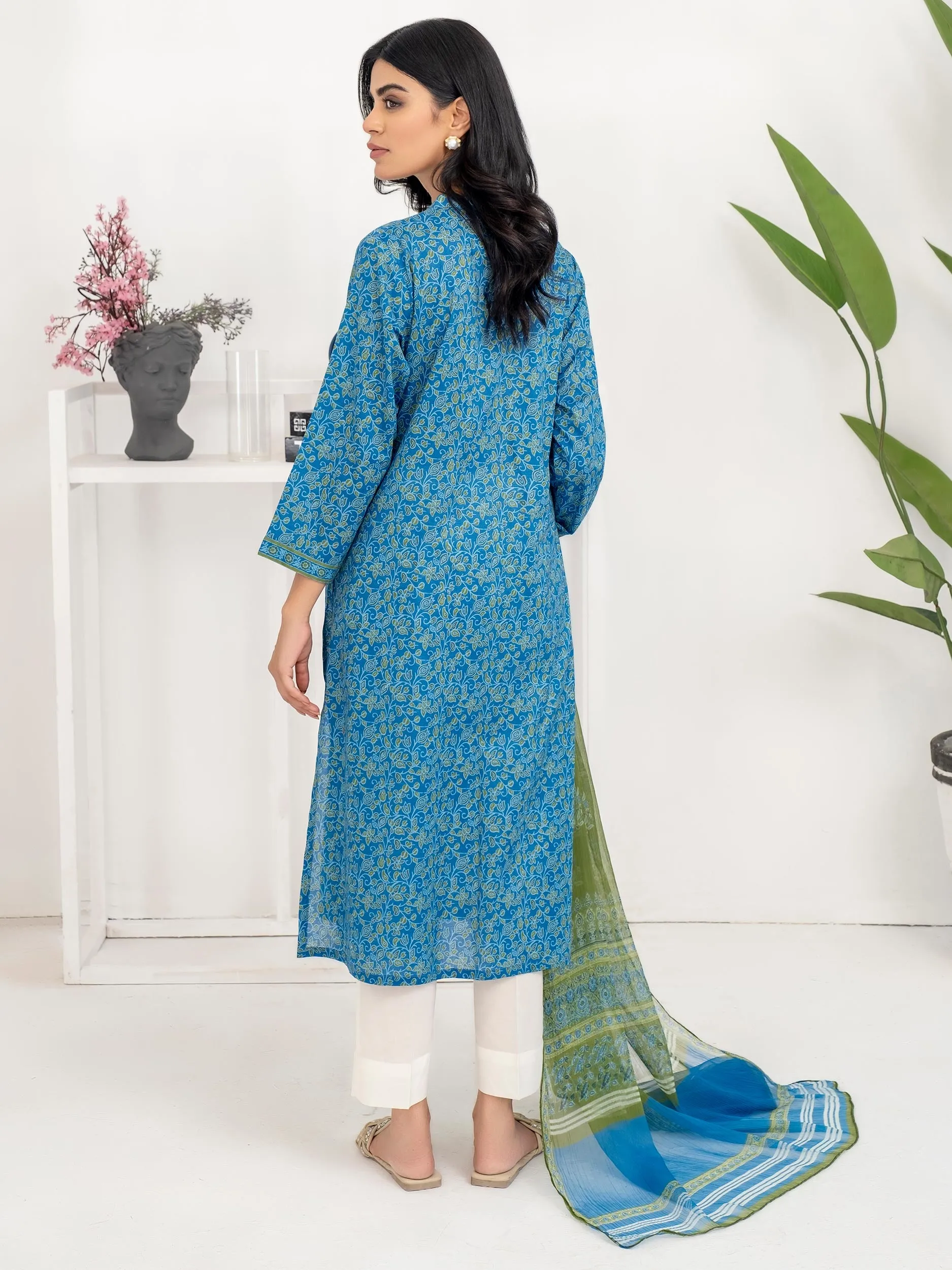 2 Piece Lawn Suit-Printed (Unstitched)