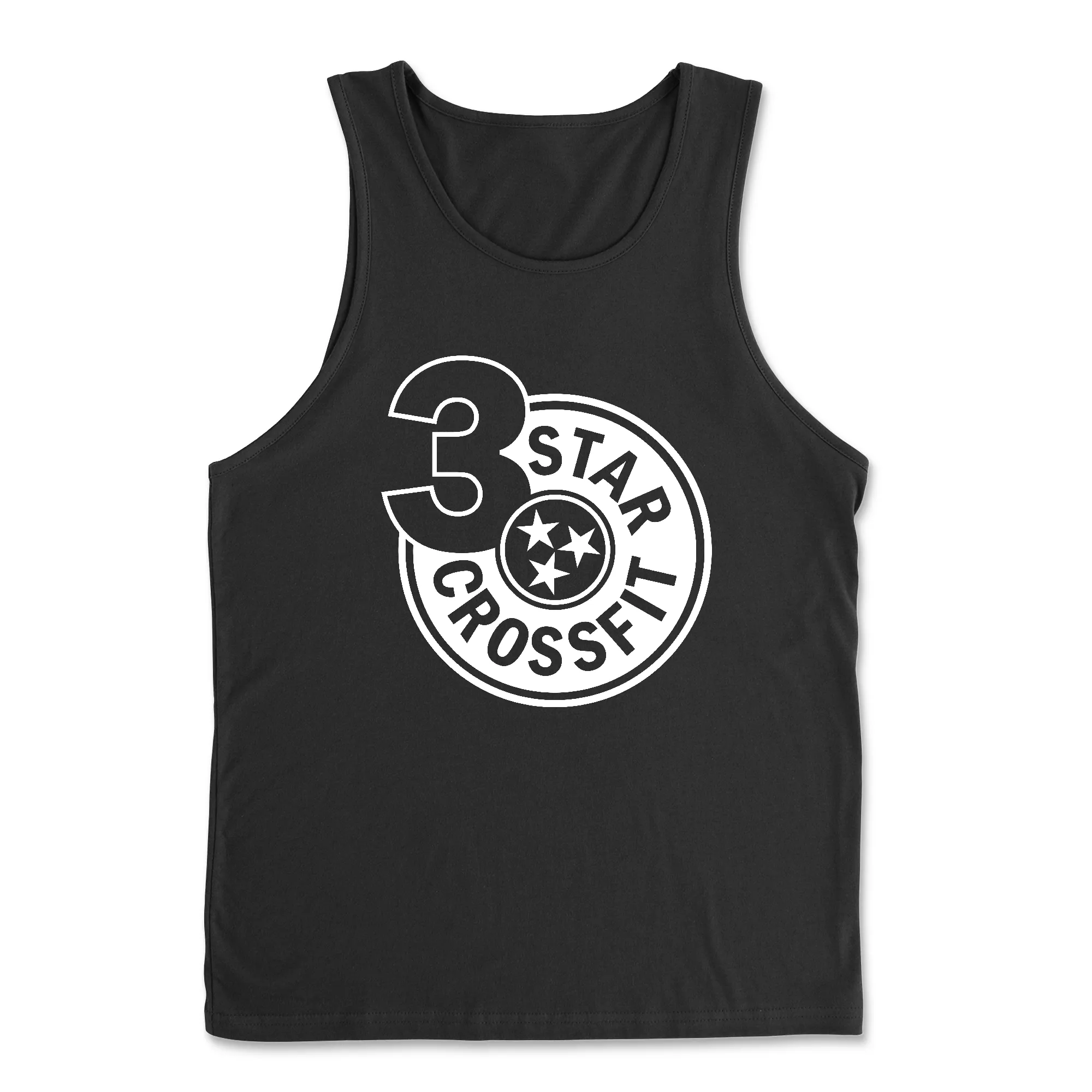 3 Star CrossFit One Color Mens - Tank Top