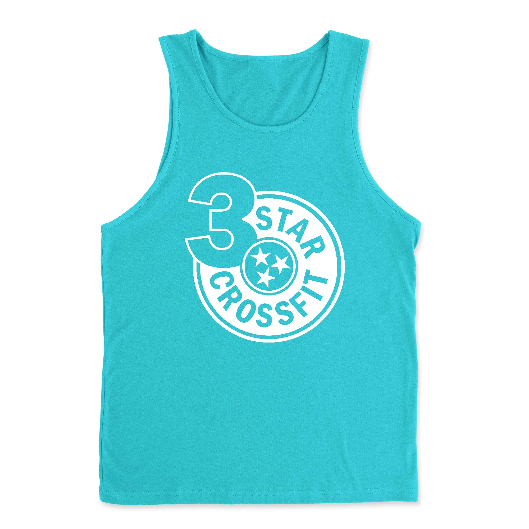 3 Star CrossFit One Color Mens - Tank Top