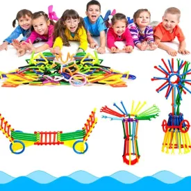 400pcs Plastic Sticks Building Blocks, Early Creative Learning