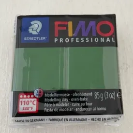 85G Block FIMO Professional Polymer Clay Leaf Green (57)