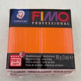 85G Block FIMO Professional Polymer Clay Orange (4)