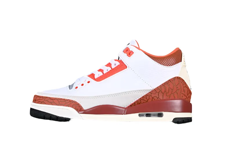 AIR JORDAN 3 RETRO GS MARS STONE WHITE/BLACK/MARS STONE/TEAM ORANGE