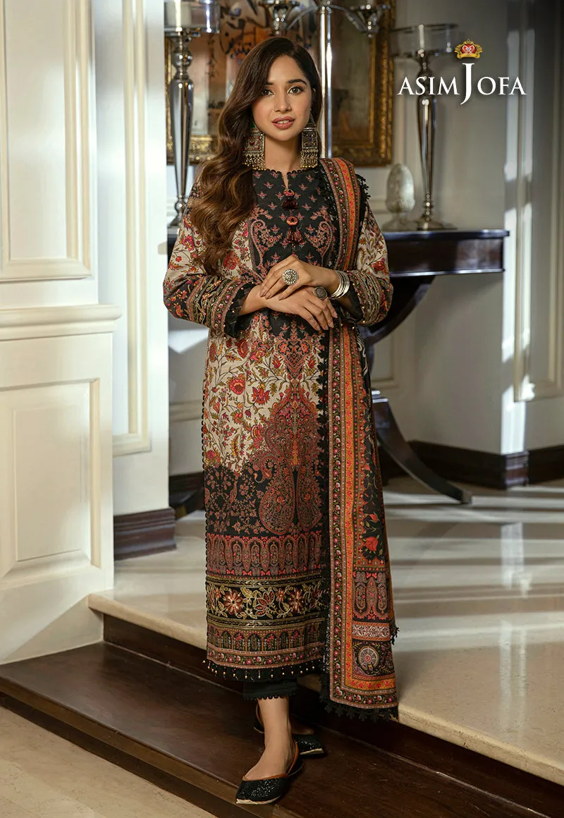 AJAW-02 EMBROIDERED KHADDAR 3 PCS