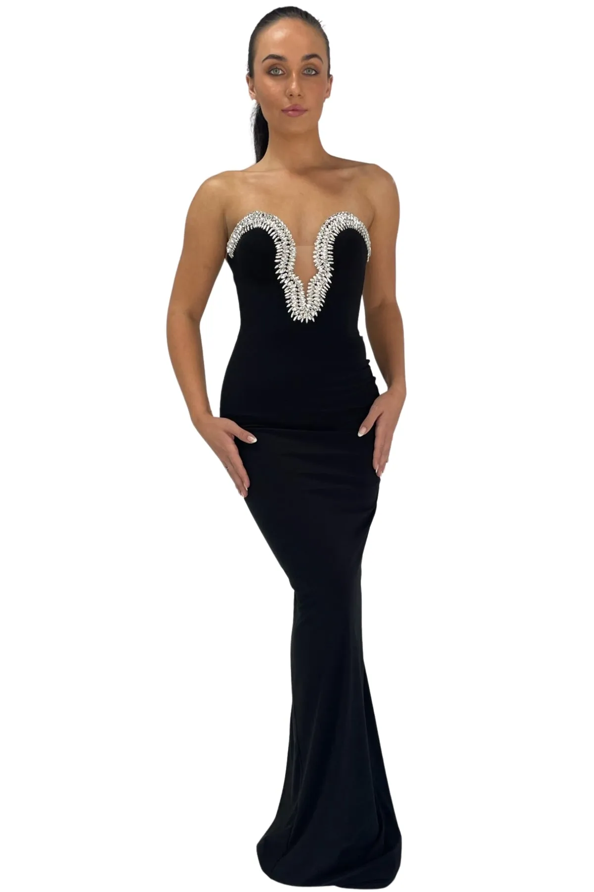 ALBINA DYLA Classica Gown (Black) - RRP $1,570