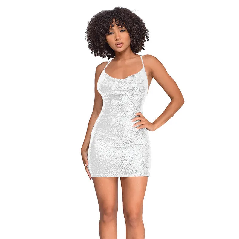 All The Drama Charming Sequin Mini Dress