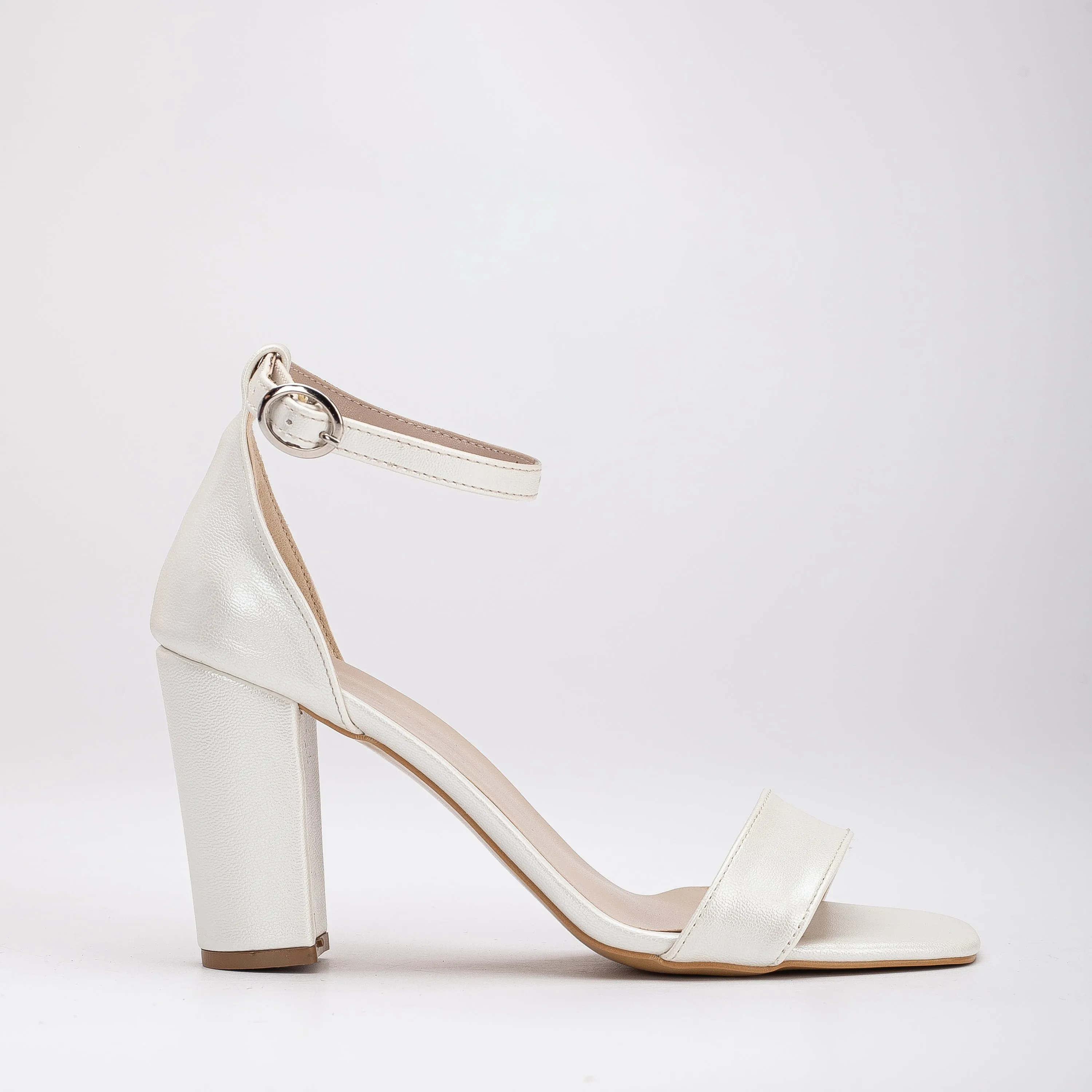 Ariadne - Ivory Wedding Heels with Ribbon