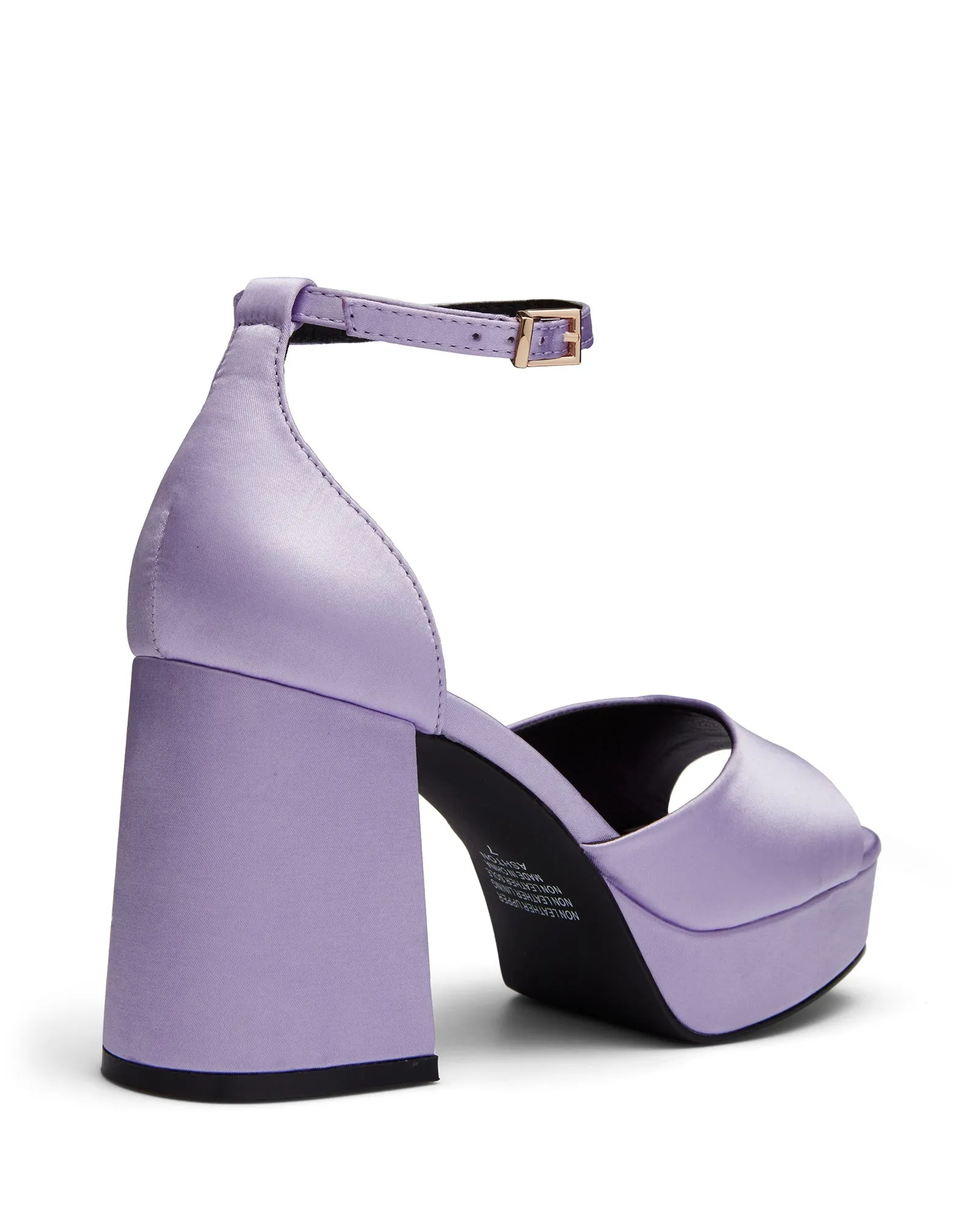 Ashton Platform Heel Lilac Satin