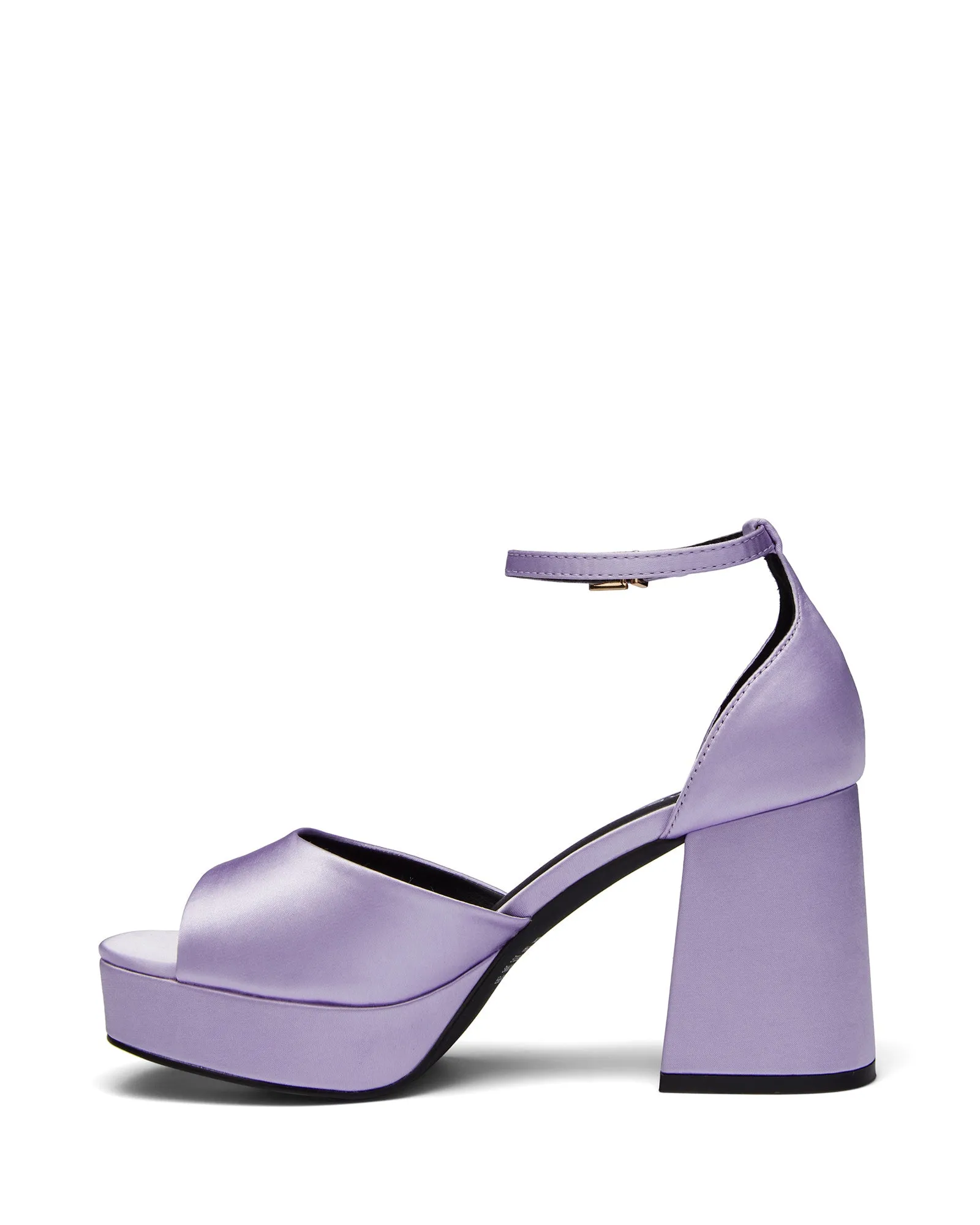 Ashton Platform Heel Lilac Satin