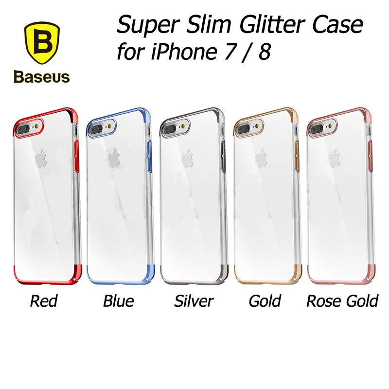 Baseus Super Slim Stylish Plating Design Case For iPhone 7 /8  (5.5')