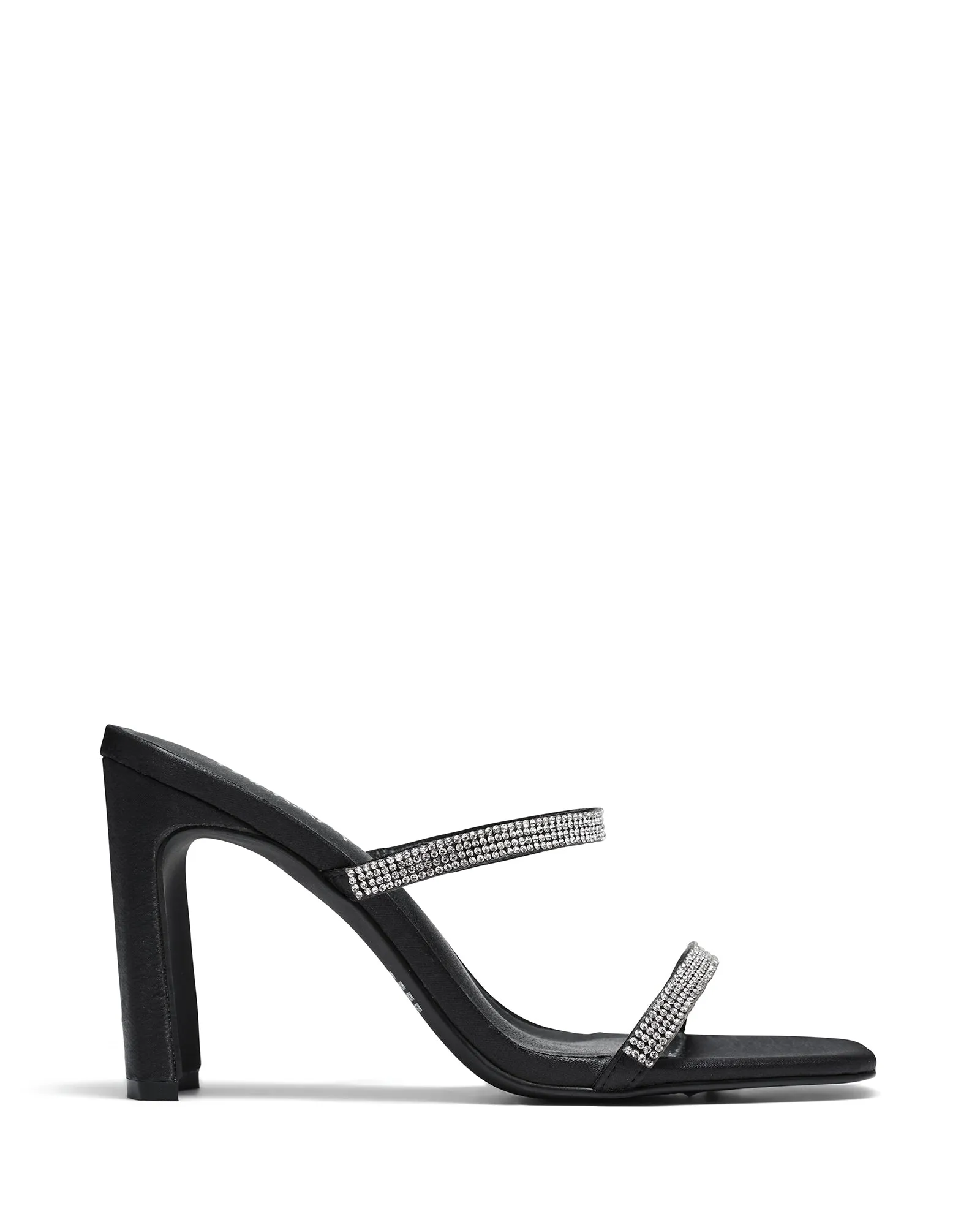 Betray Heel Black Satin