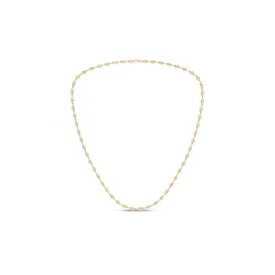 Bezel Set Diamond Tennis Necklace