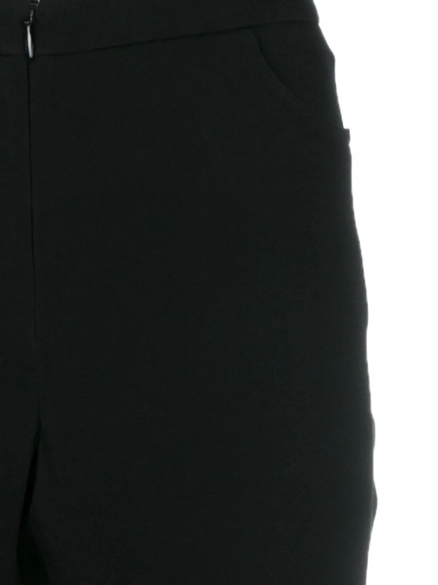 Black Silk Trousers