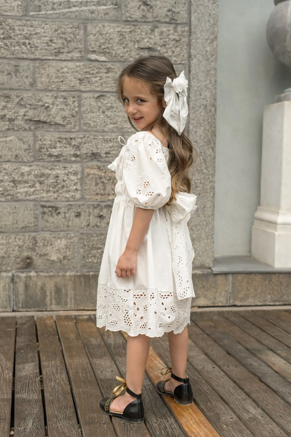 Blanca White Cotton Dress