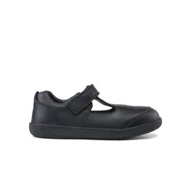 Bobux Kid  Brave Black School Shoe