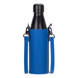 Castaway Crossbody Water Bottle Holder, Blue