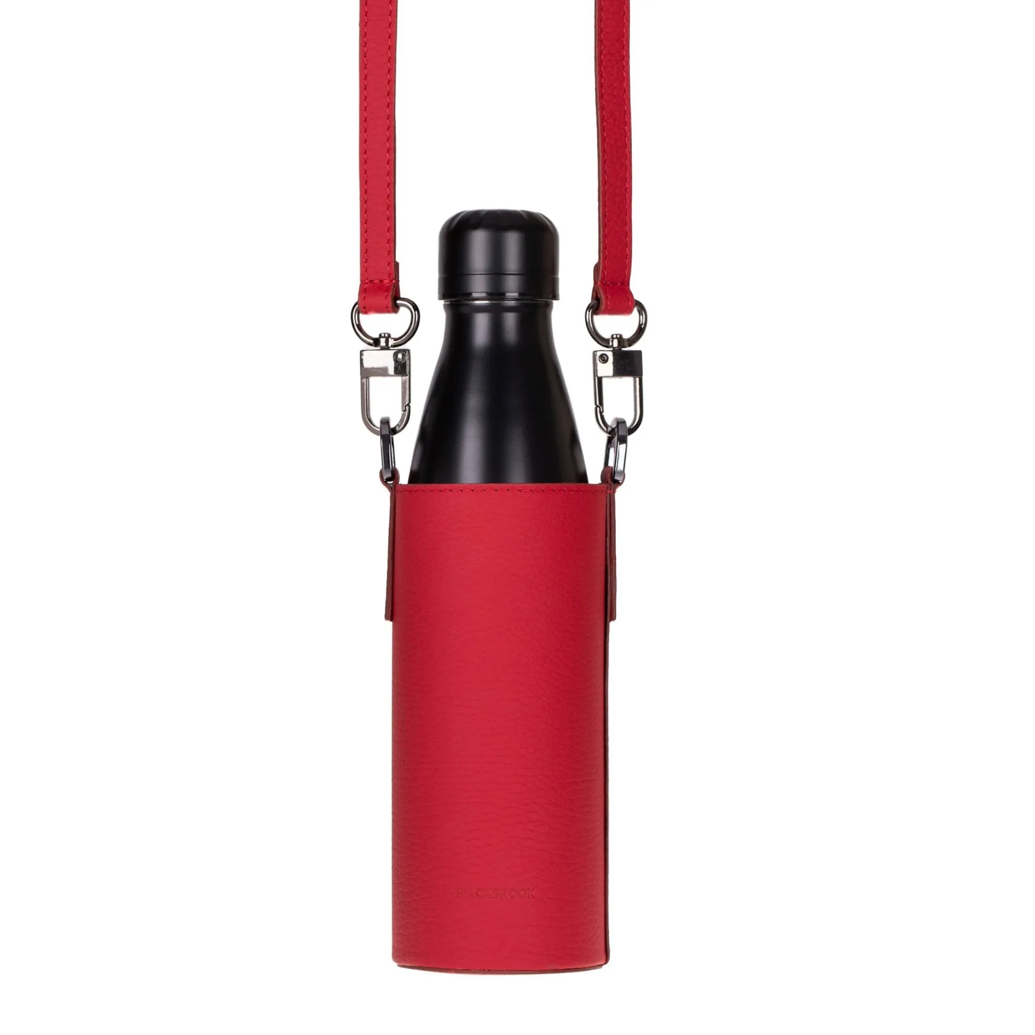 Castaway Crossbody Water Bottle Holder, Red