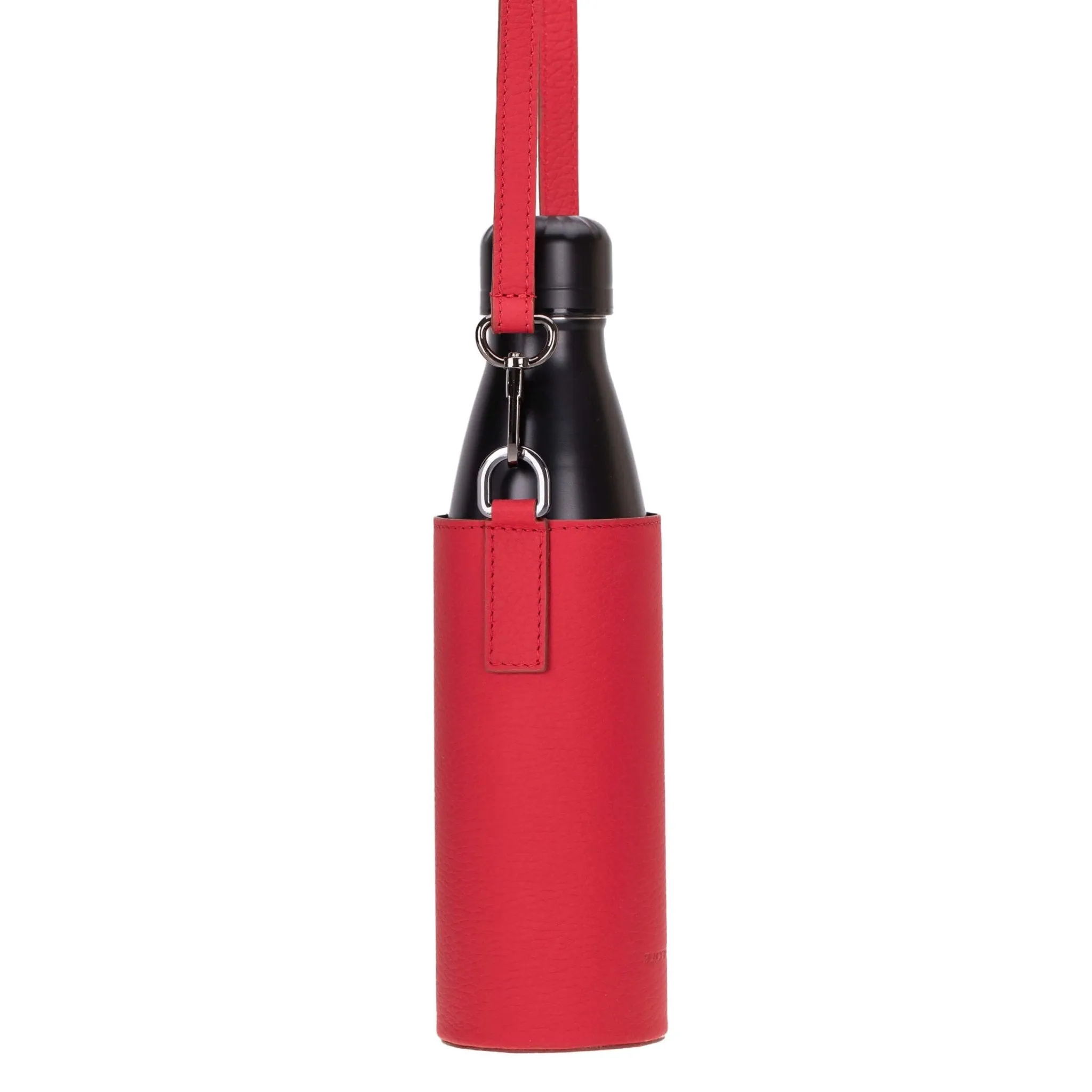 Castaway Crossbody Water Bottle Holder, Red