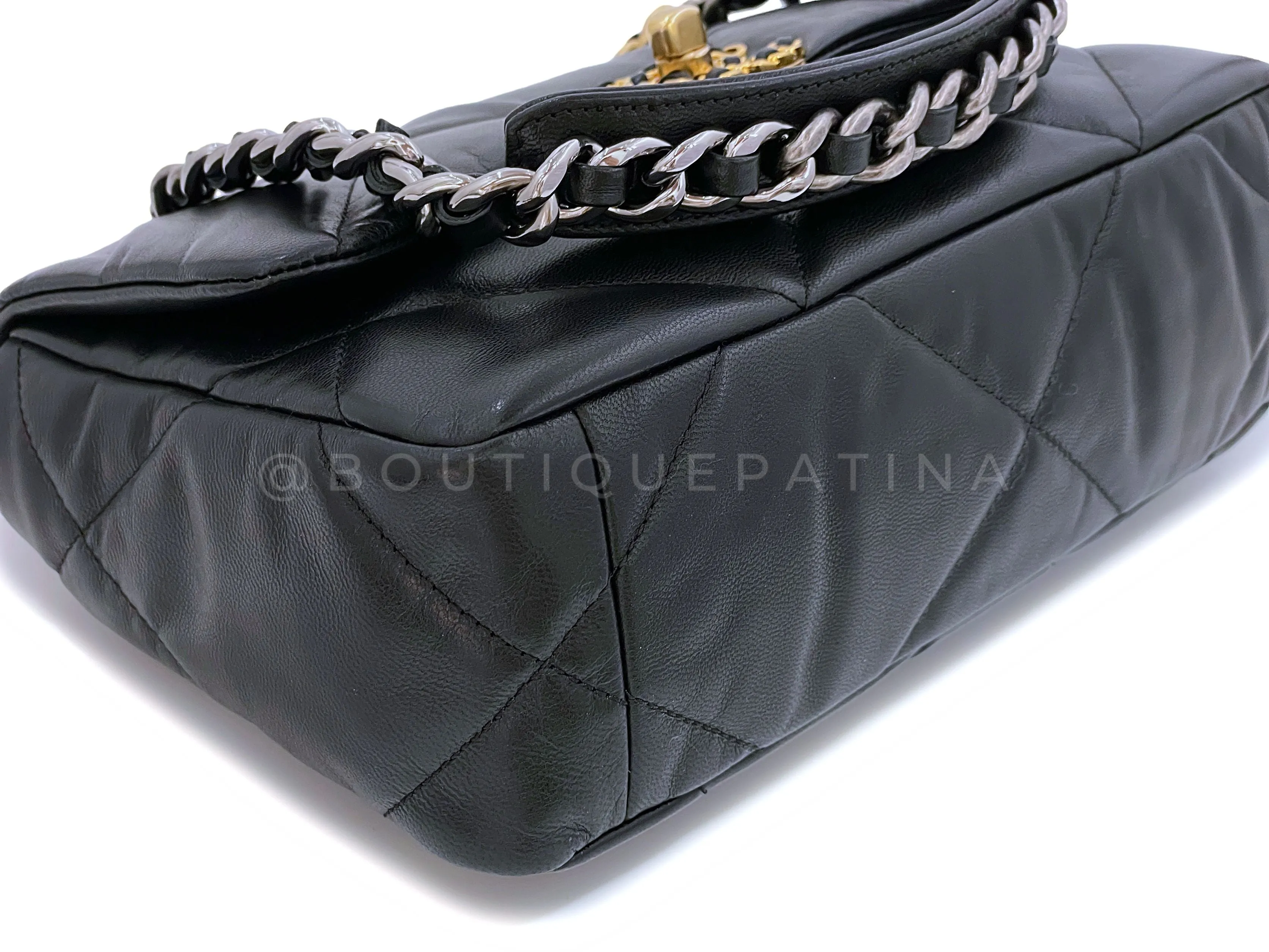 Chanel 19 Black Medium Flap Bag