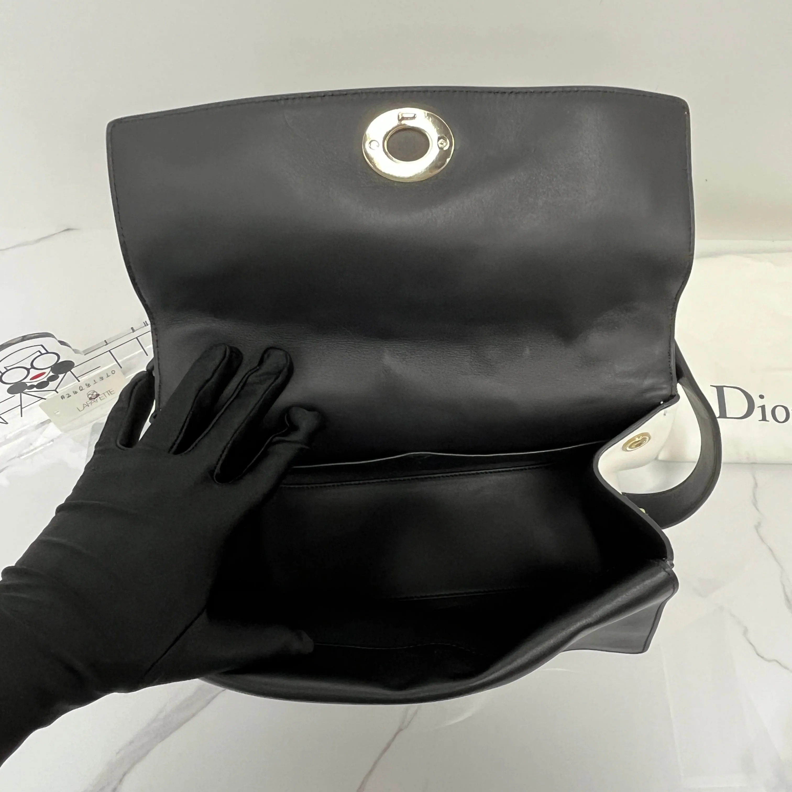 Christian Dior Be Dior Double Flap Shoulder Bag