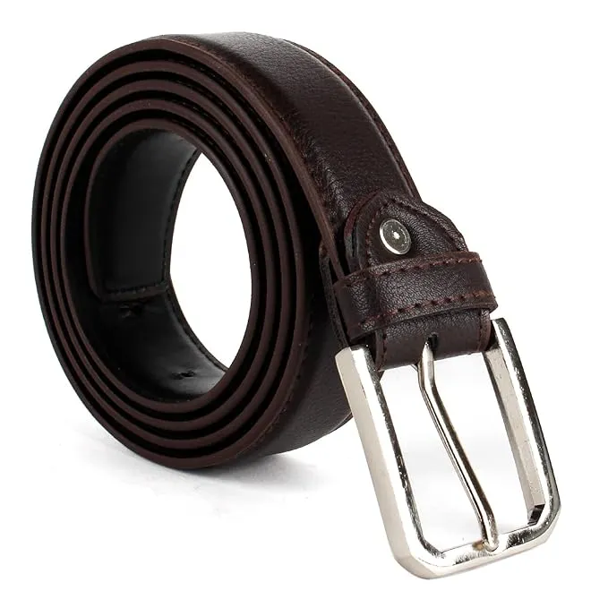 CIMONI Vegan Leather Belt for Men with Designer Buckel Wear Classic belt