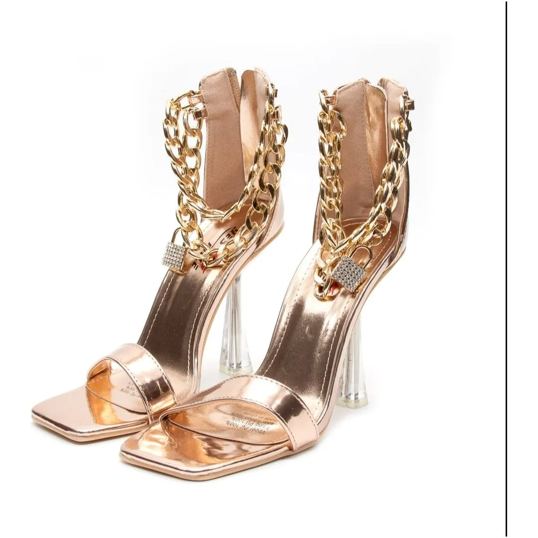 Classy Transparent Heel Sandals