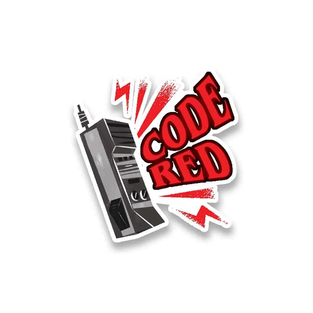 Code Red Sticker