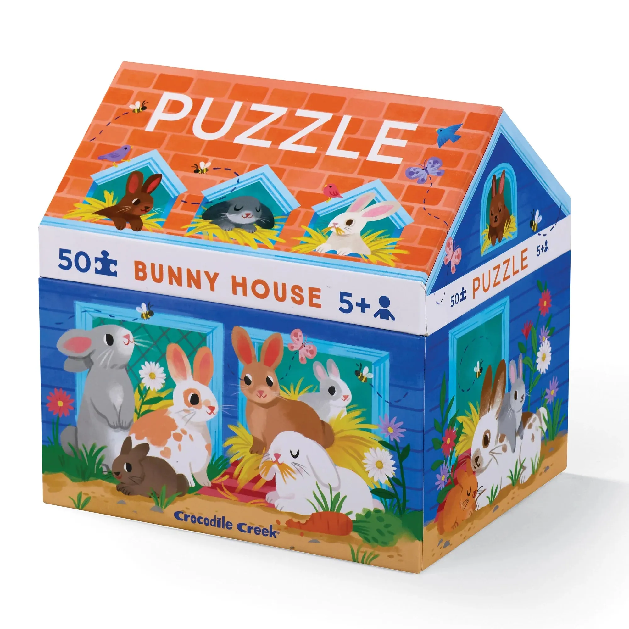 Crocodile Creek 50 Piece - Bunny House