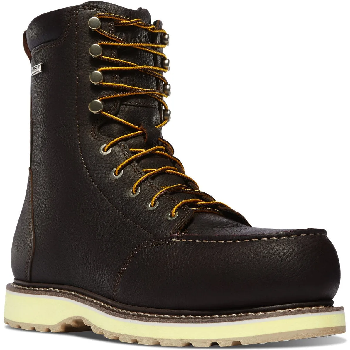 Danner Men's Cedar River 8" AT Waterproof Slip Resist Work Boot -Brown- 14306