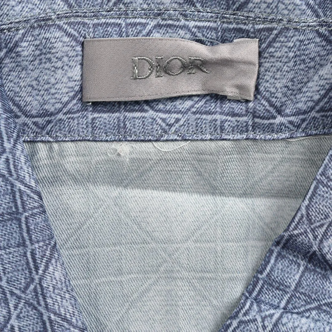 Dior Geometric Pattern Short Sleeve Shirt