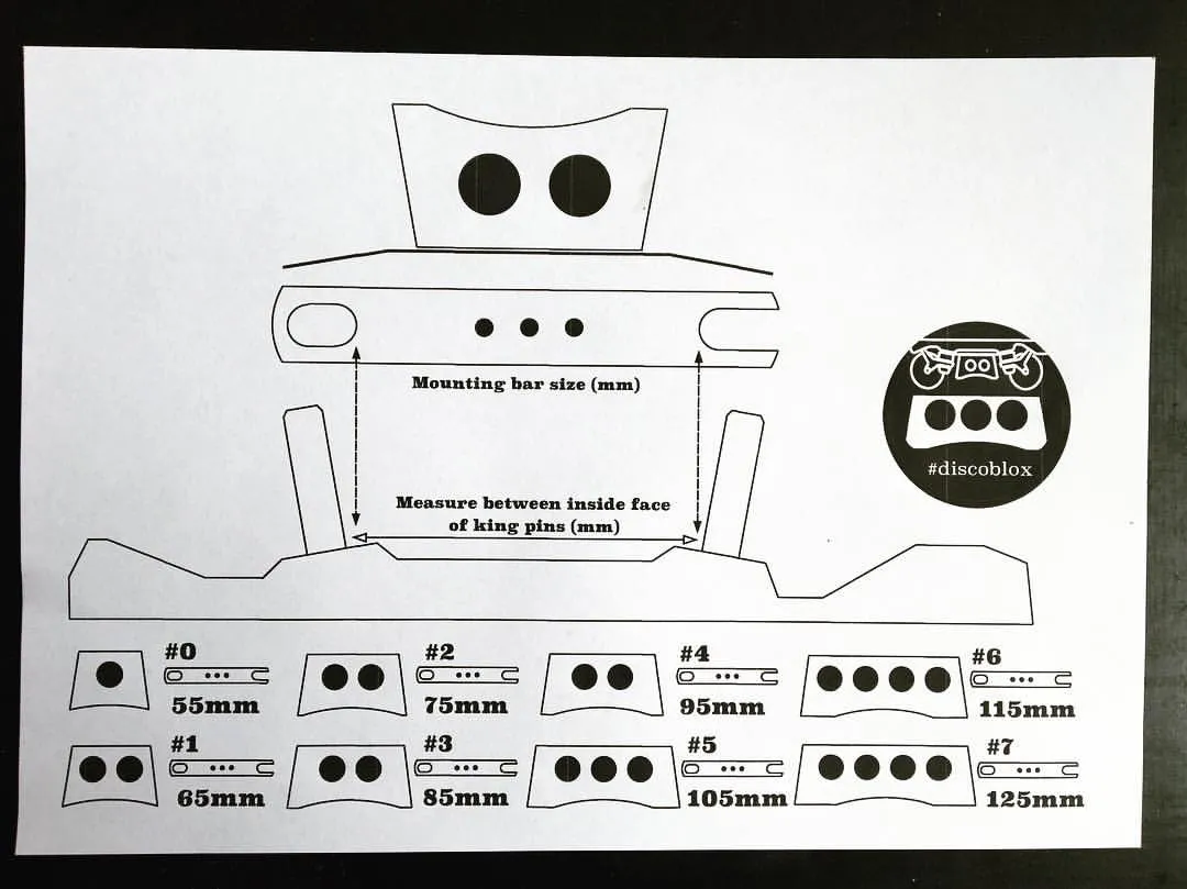 Discoblox Grind Blocks Low Riders - for CIB trucks