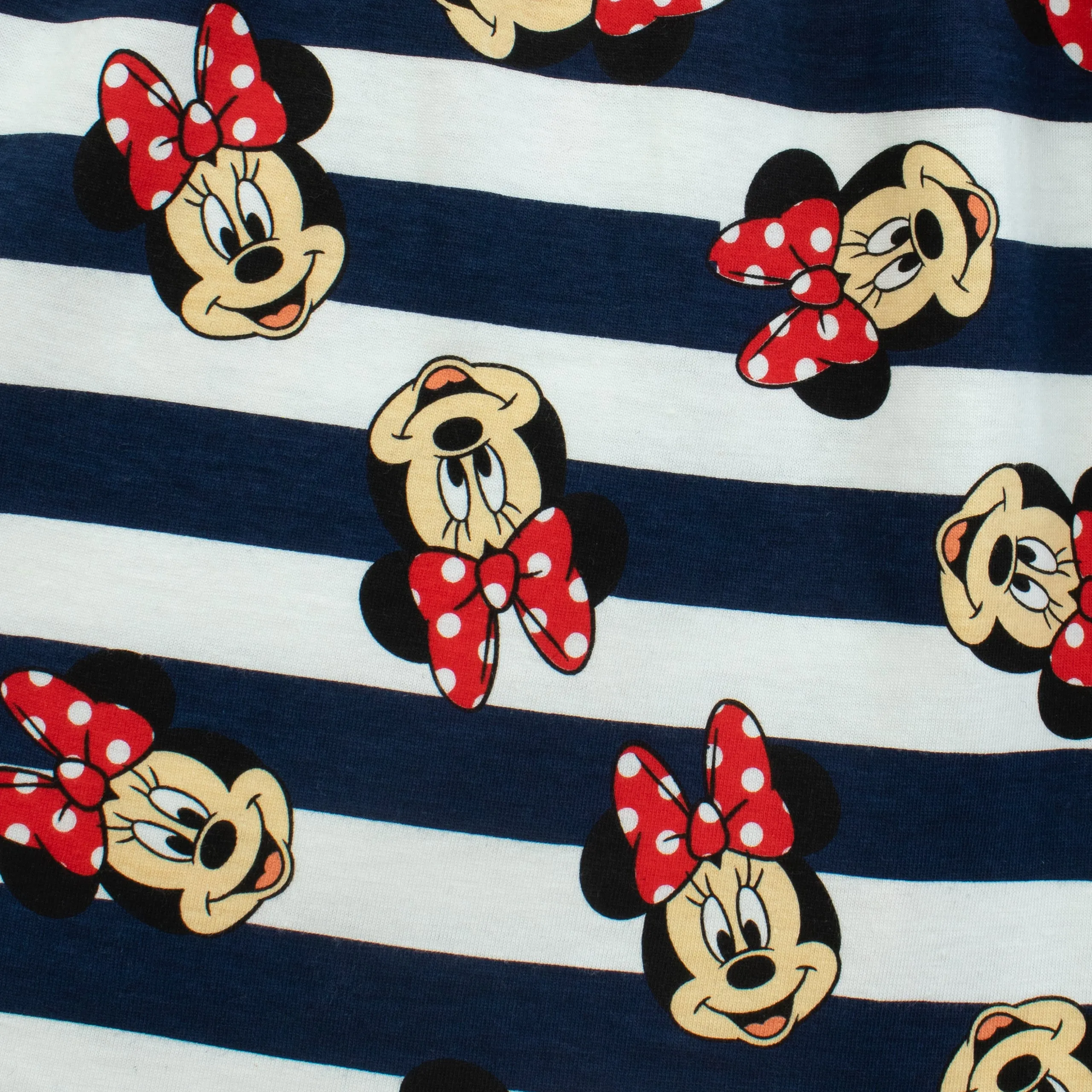 Disney Minnie Mouse Long Sleeve Striped Dress