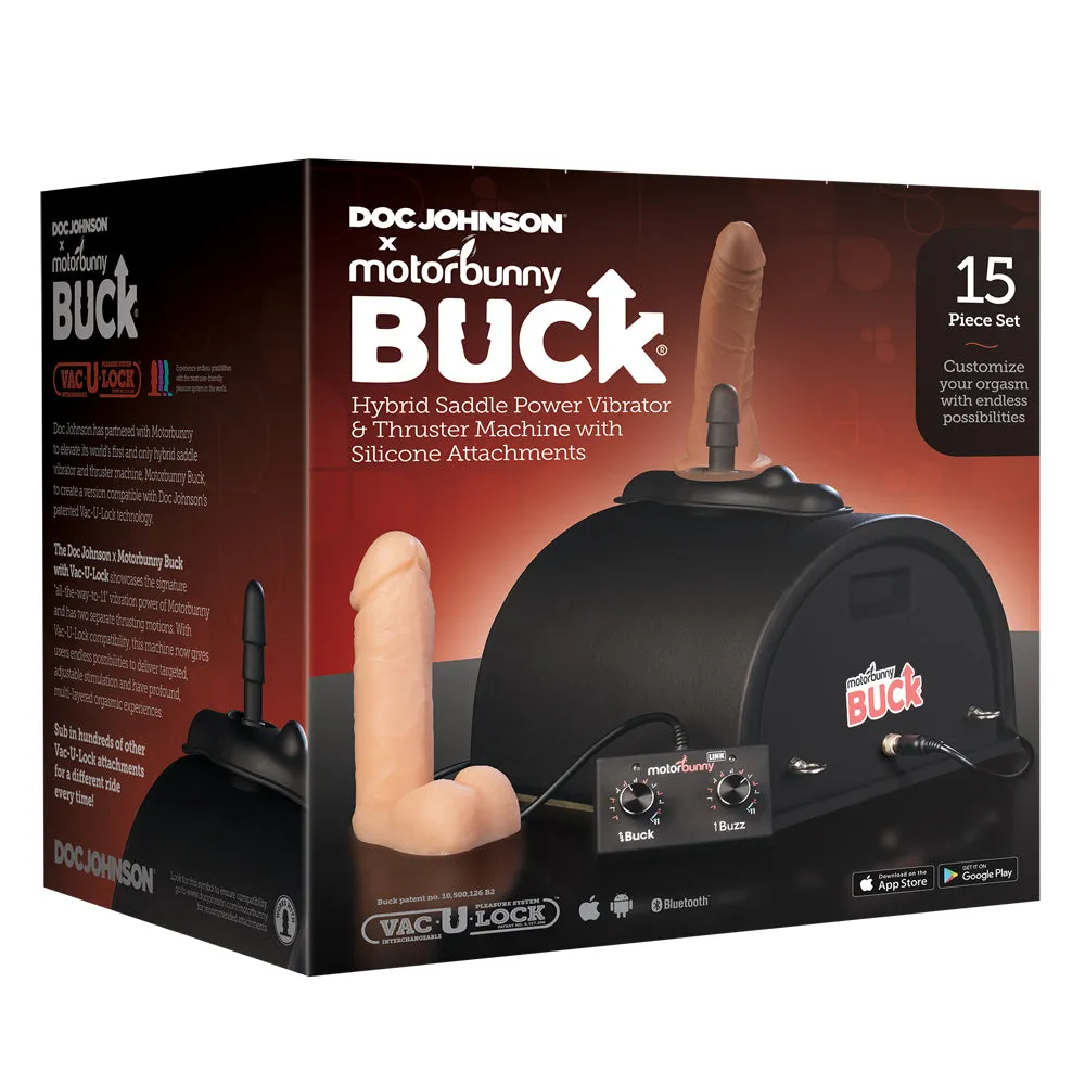 Doc Johnson x Motorbunny Buck Vac-U-Lock Hybrid Saddle Sex Machine