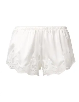 Dolce & Gabbana lace-trim satin shorts