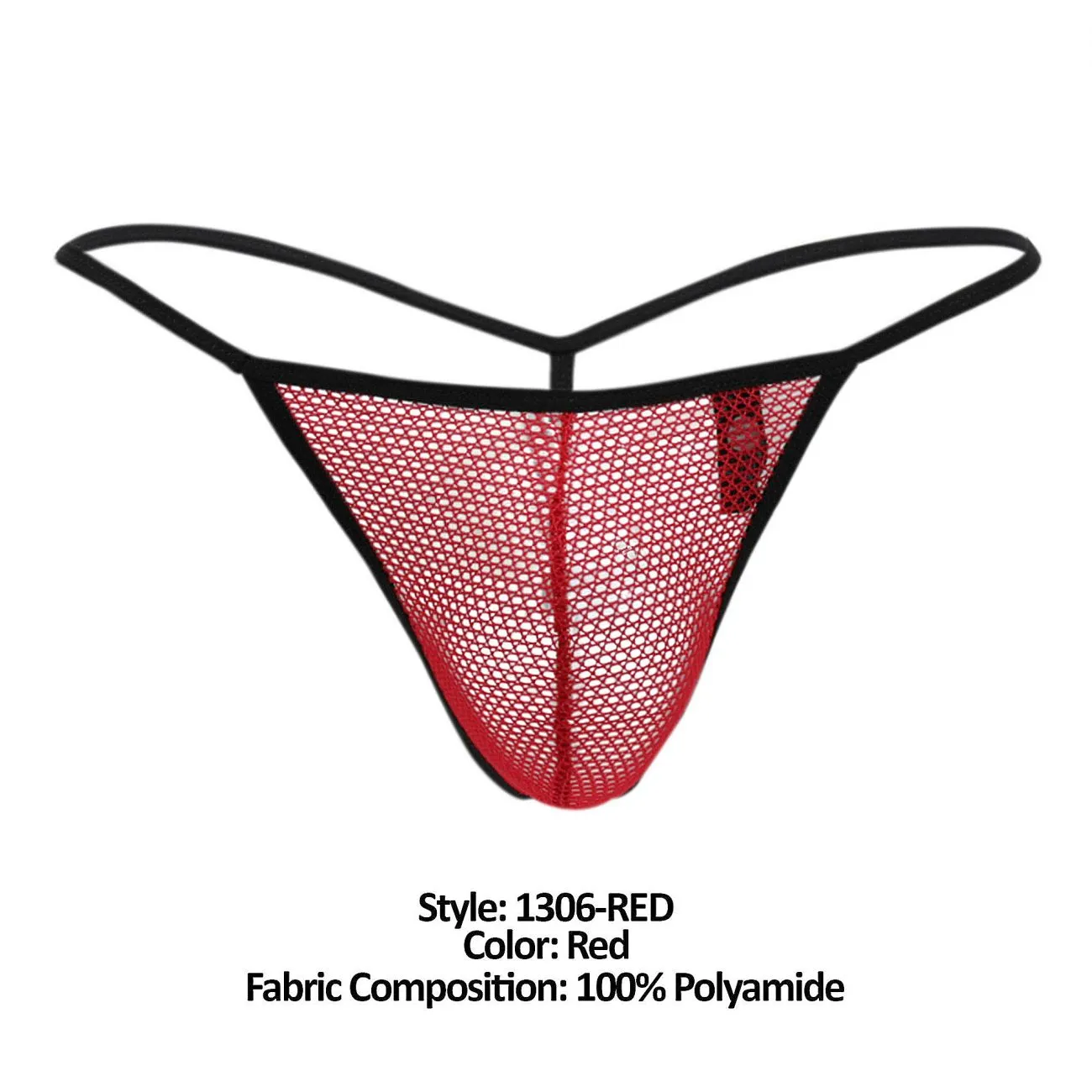 Doreanse 1306-RED Mesh G-String Thong Color Red