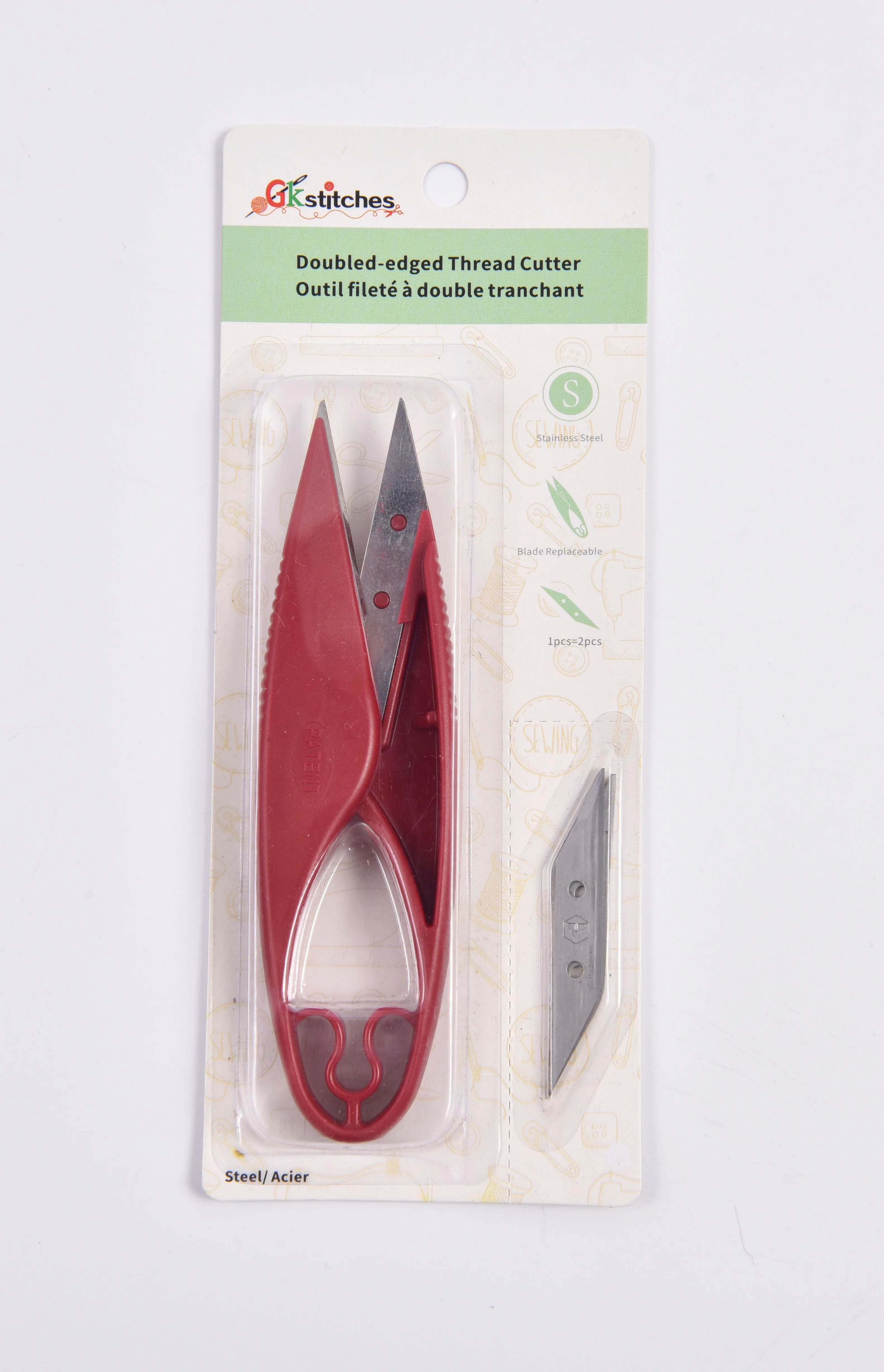 Double edged Thread Cutter