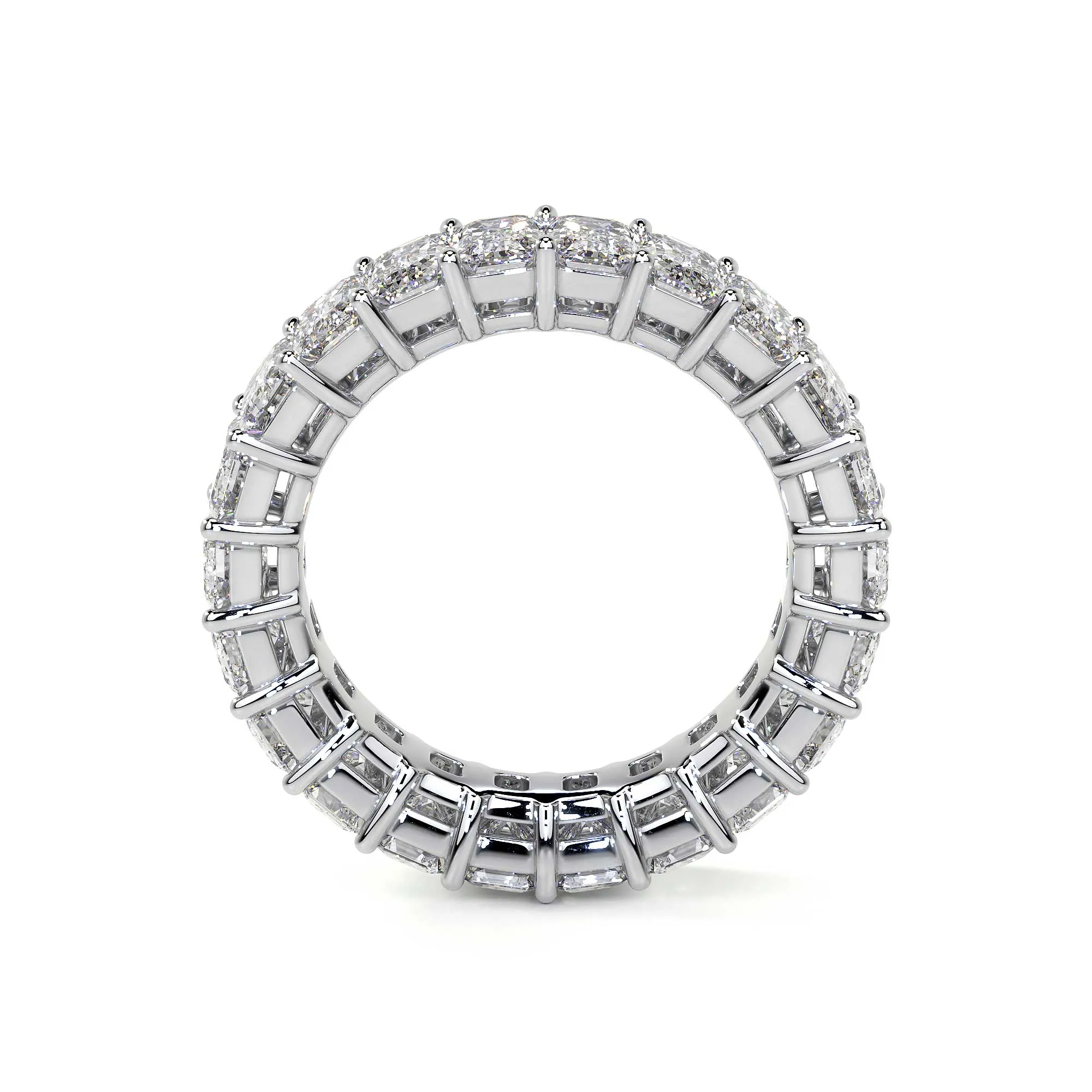 Emerald Cut Diamond Eternity Band, 0.33 CT Each