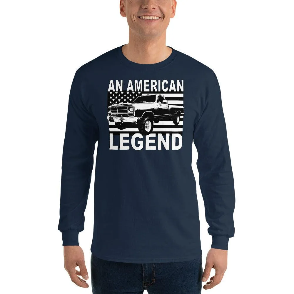 First Gen Truck American Flag Long Sleeve Shirt